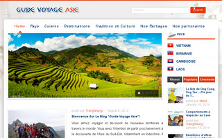 guidevoyageasie.com website preview