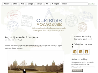 curieusevoyageuse.com website preview