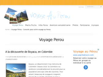 voyageperou.info website preview