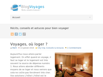 blogvoyages.fr website preview