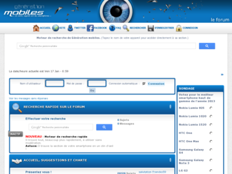 forum-generationmobiles.net website preview