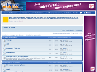 forum.francemobiles.com website preview