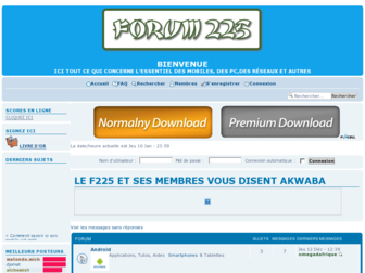 mobiles.pro-forum.fr website preview