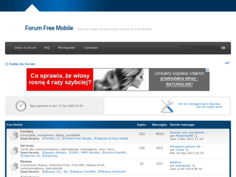 forum-freemobile.com website preview