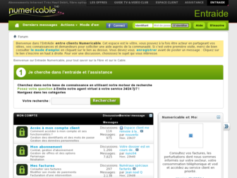 entraide.numericable.fr website preview
