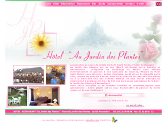 hotel-restaurant-avranches.com website preview