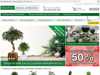 maxifleur-plantes-artificielles.fr website preview