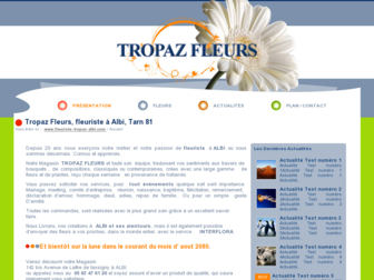 fleuriste-tropaz-albi.com website preview