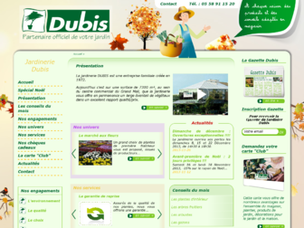 jardinerie-dubis.fr website preview