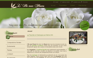 lileauxfleurs.fr website preview