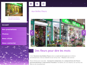 aux-belles-fleurs.com website preview