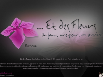 etdesfleurs.fr website preview