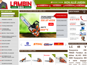 lambin.fr website preview