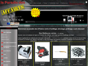 le-paradis-des-affaires.com website preview