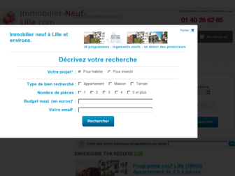 immobilierneuflille.com website preview