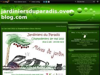 jardiniersduparadis.over-blog.com website preview