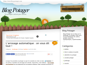 blog-potager.com website preview