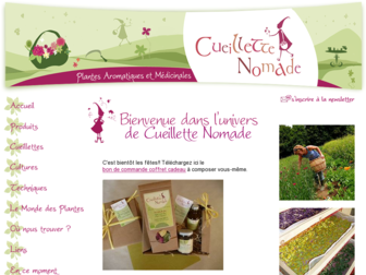 cueillette-nomade.fr website preview