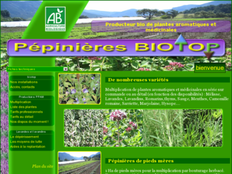 biotop-aromatiques.com website preview