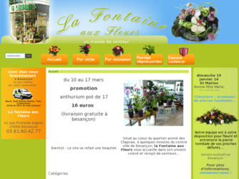 lafontaineauxfleurs.com website preview