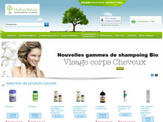 huiles-et-nature.fr website preview