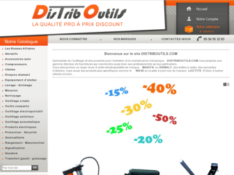 distriboutils.com website preview