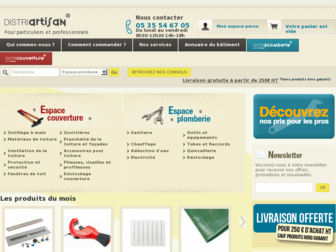 distriartisan.fr website preview