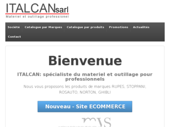 italcan.fr website preview