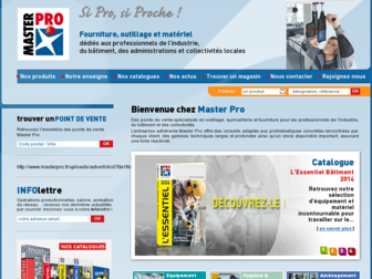 masterpro.fr website preview