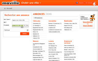 annonces.maville.com website preview