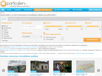 oparticuliers.fr website preview