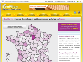 bonfilon.fr website preview