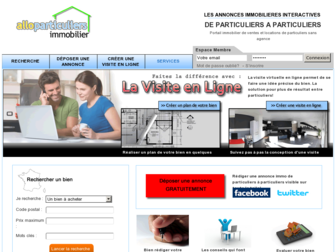 alloparticuliers.com website preview
