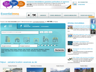 essentielimmo.com website preview