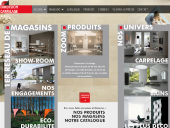 dimensioncarrelage.fr website preview