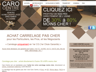 caro-centre.fr website preview