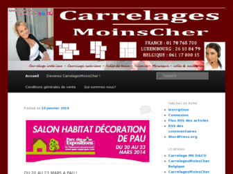 carrelagemoinscher.com website preview