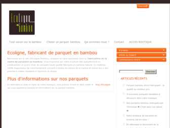 ecoligne-bambou.com website preview