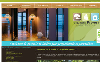 parqueterie-prevost.com website preview