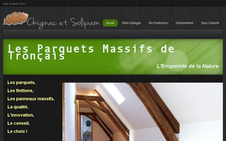 chignac.fr website preview