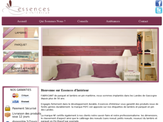 essences-dinterieur.fr website preview