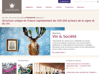 vinetsociete.fr website preview
