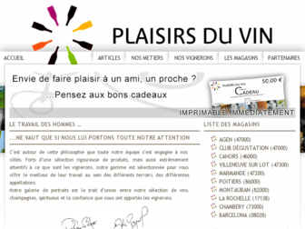 plaisirsduvin.com website preview