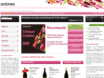 vin-bio-ardoneo.com website preview