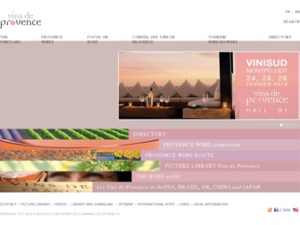 vinsdeprovence.com website preview