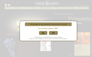 vinsdebandol.com website preview