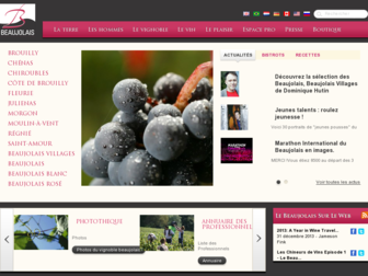 beaujolais.com website preview