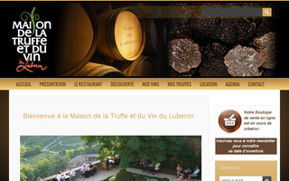 vin-truffe-luberon.com website preview