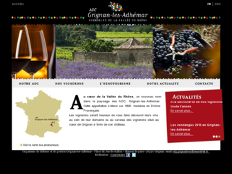 grignan-adhemar-vin.fr website preview