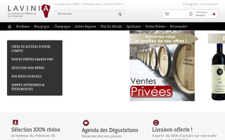 lavinia.fr website preview